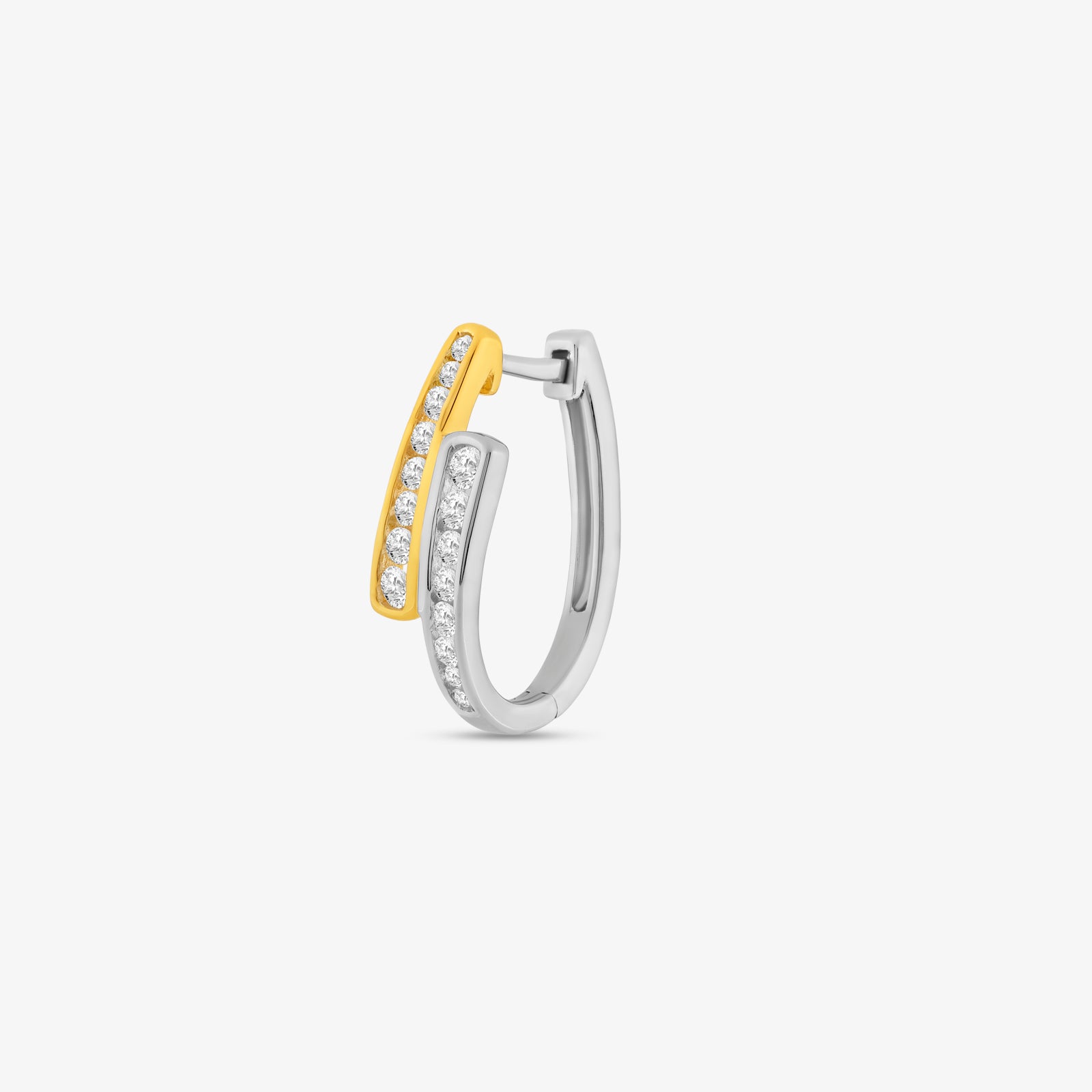 Signature Work Diamond Hoop Earrings