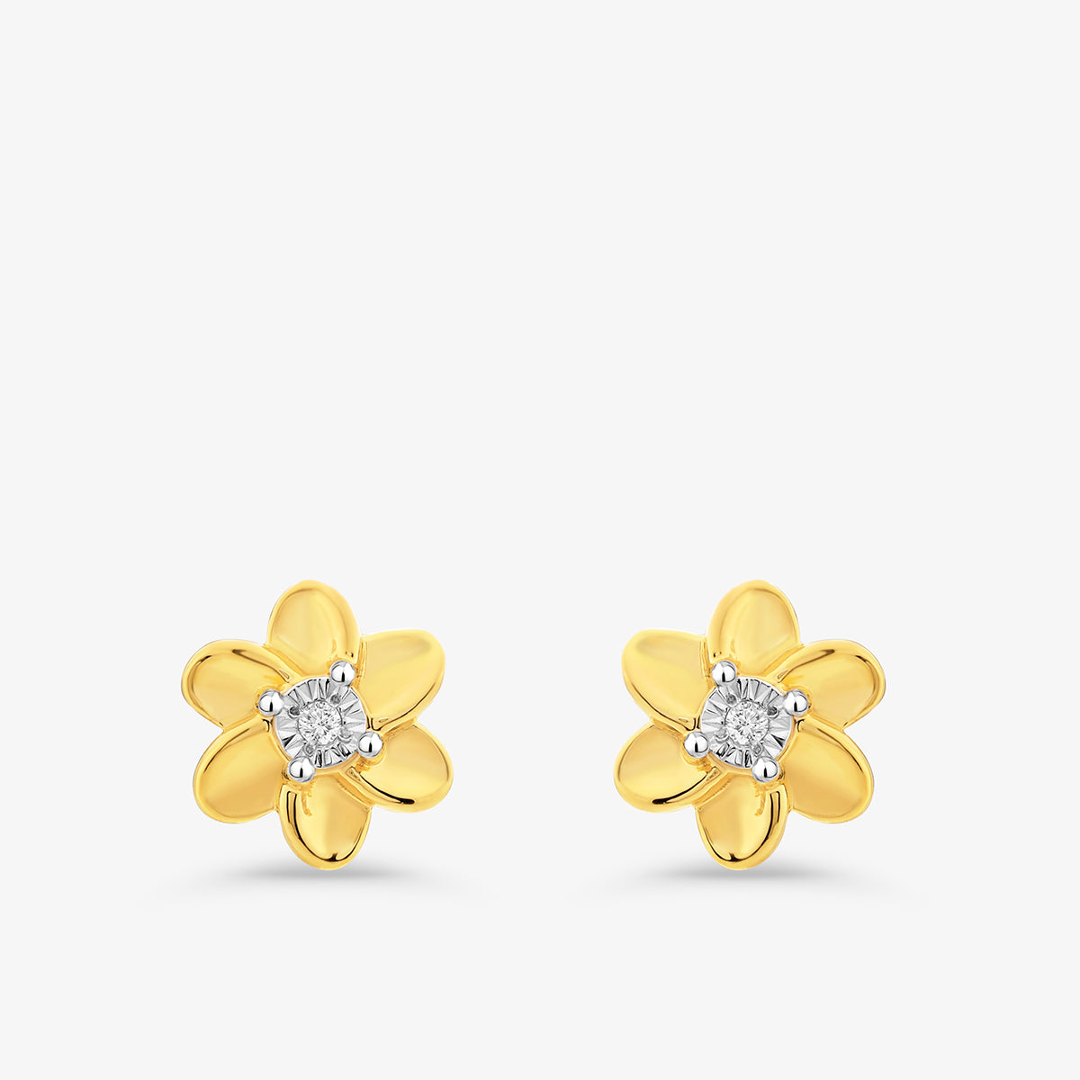 PETAL<span> Solitaire Stud </span>EARRINGS