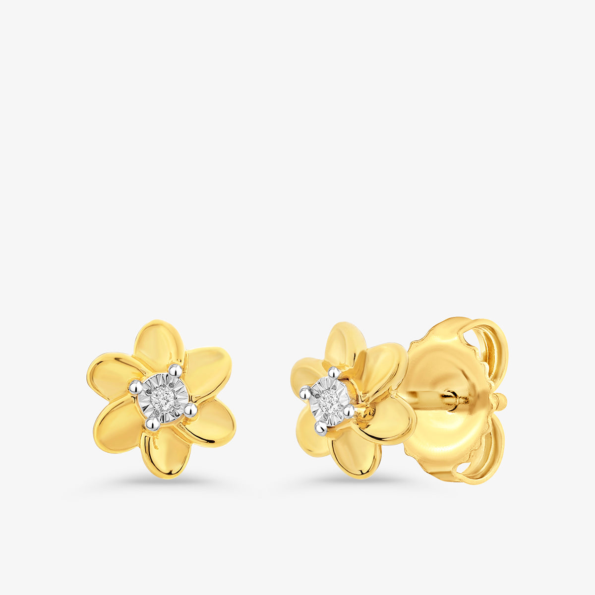 PETAL<span> Solitaire Stud </span>EARRINGS