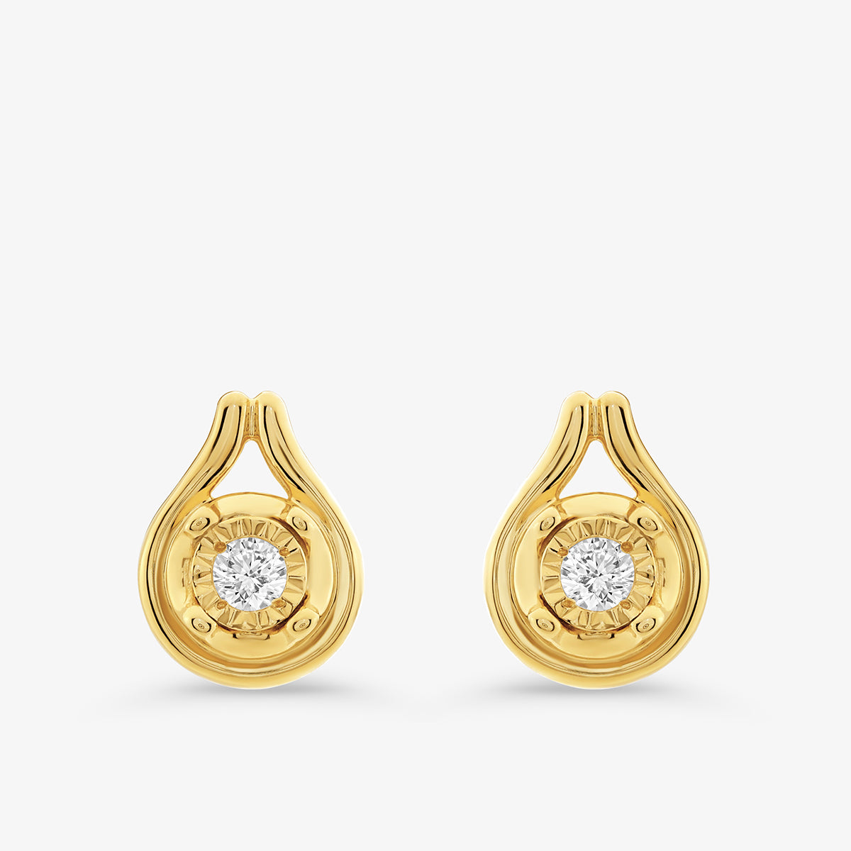 TEARDROP<span> Shine Diamond Stud </span>EARRINGS
