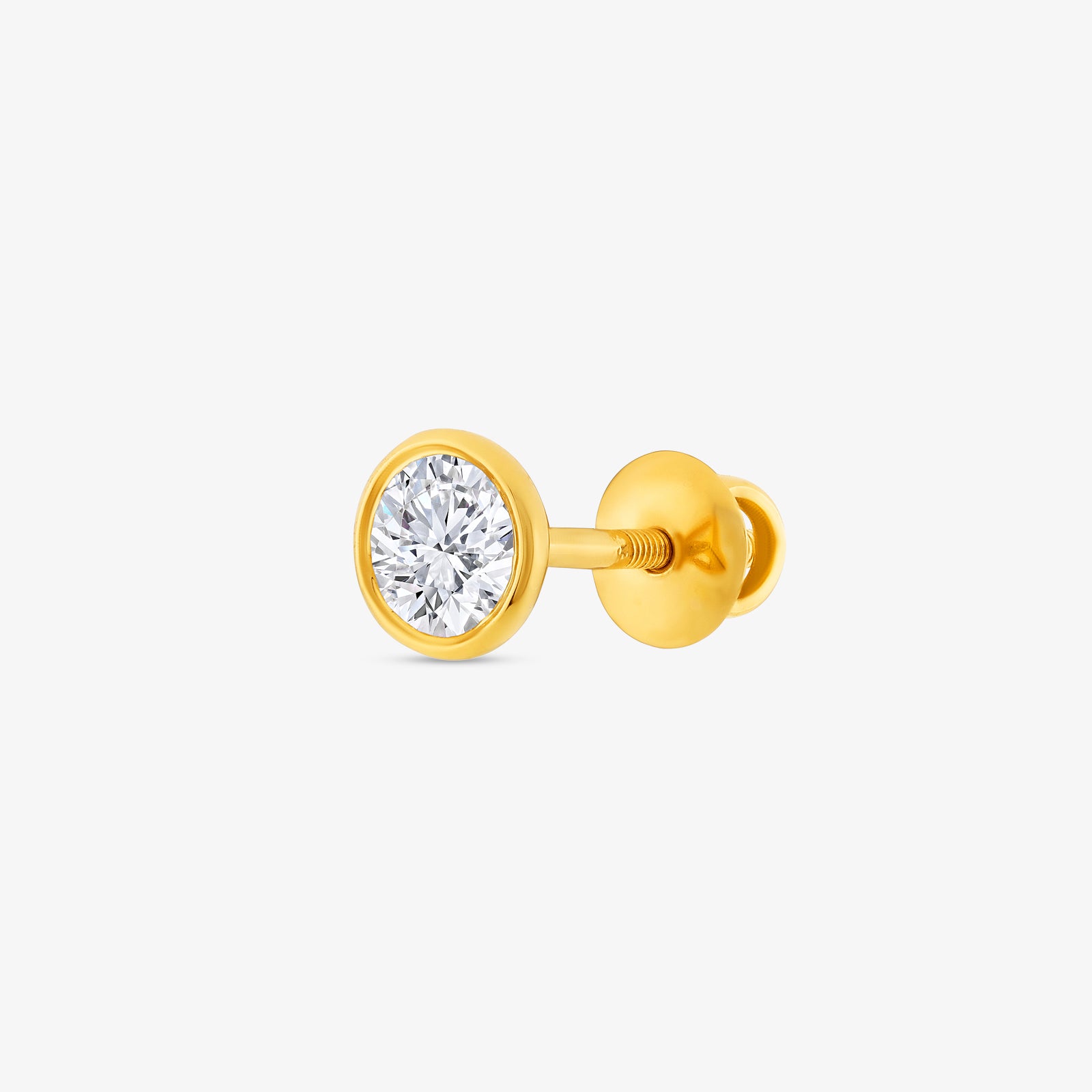 Classic Round Diamond Stud Earrings