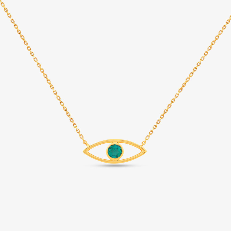 Nazariya Emerald Glow Diamond Necklet