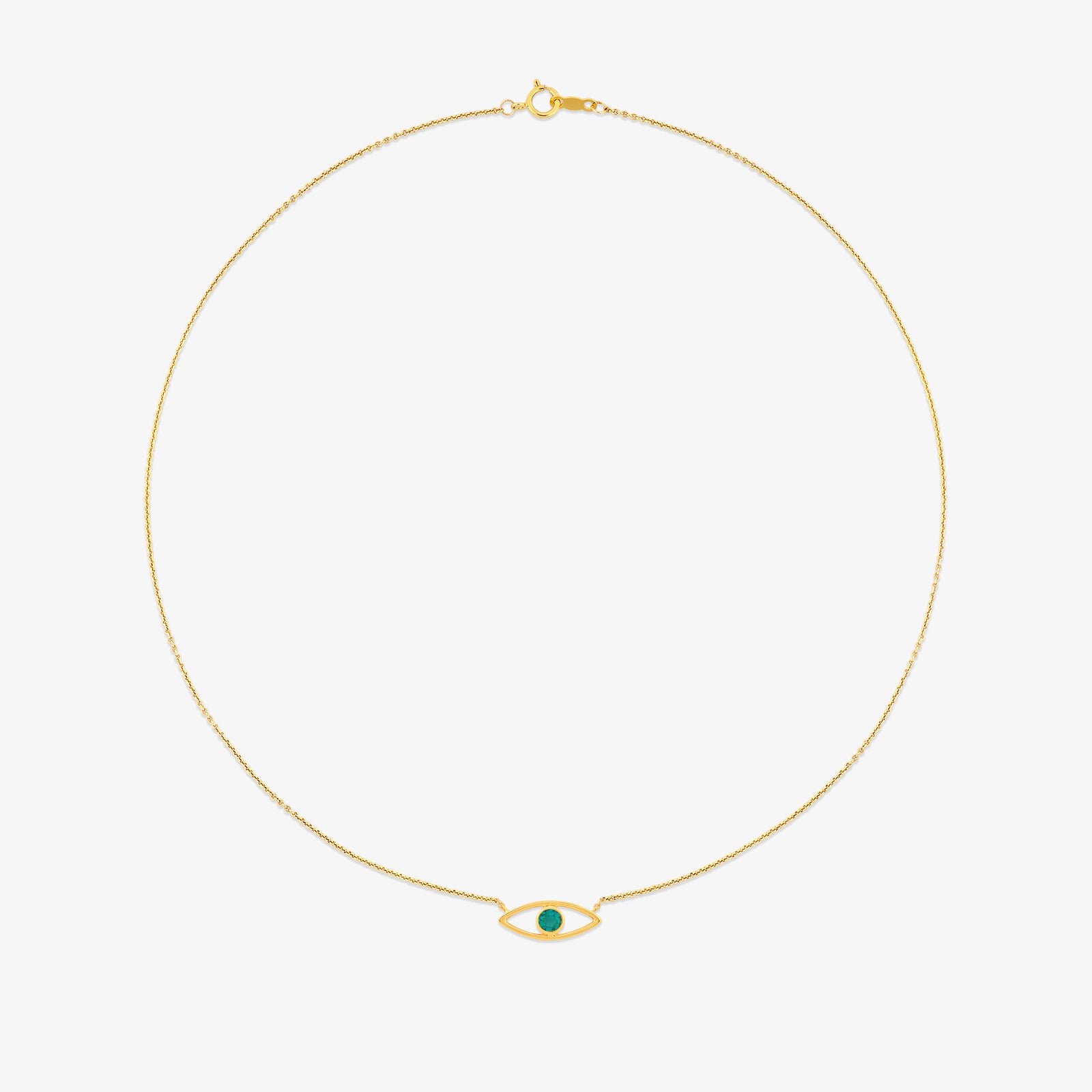 Nazariya Emerald Glow Diamond  Necklet