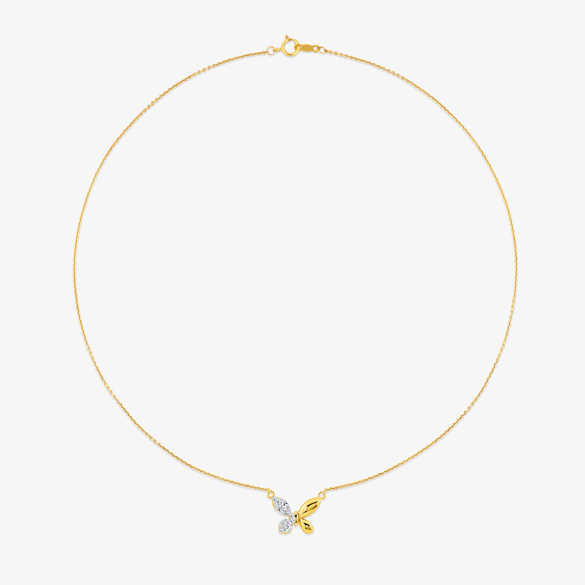 BUTTERFLY <span>Charm Diamond</span>NECKLET