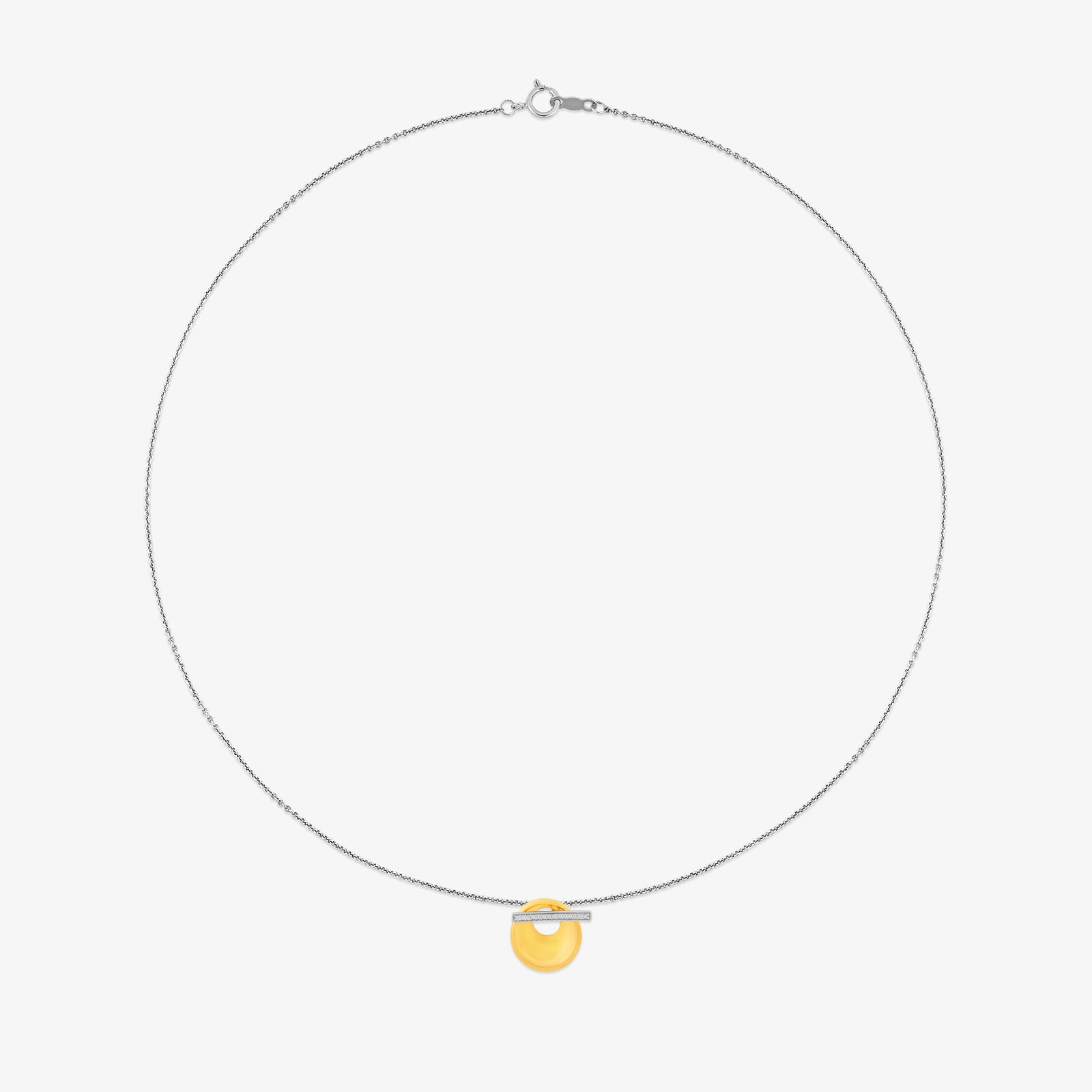 Minimal Muse Diamond  Necklet