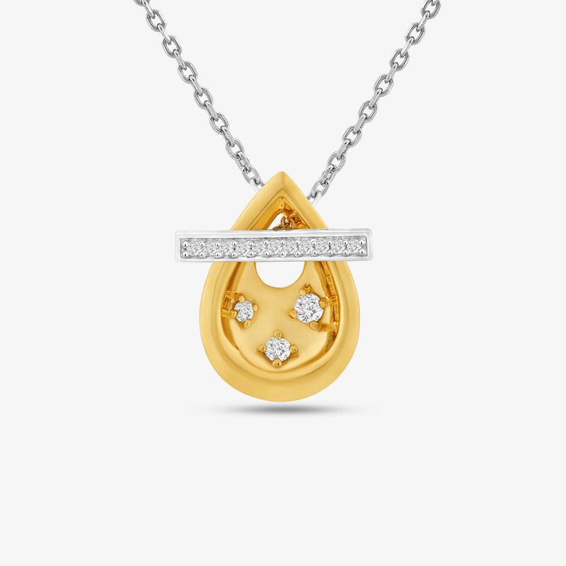 Celeste Diamond Drop Pendant