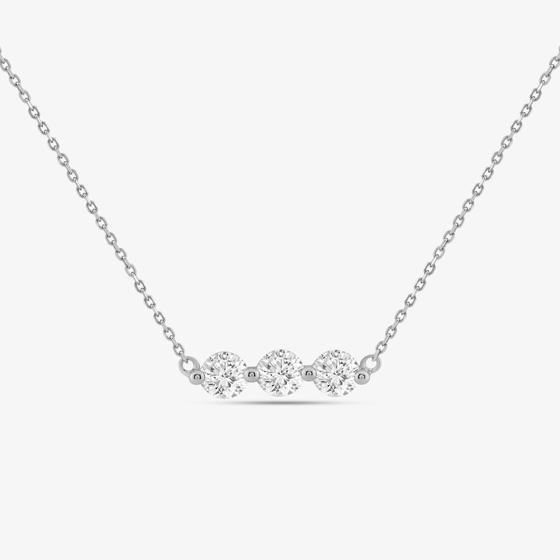 Trio Harmony Diamond Necklet