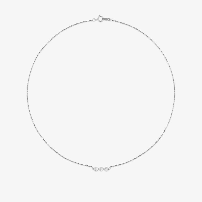 Trio Harmony Diamond Necklet