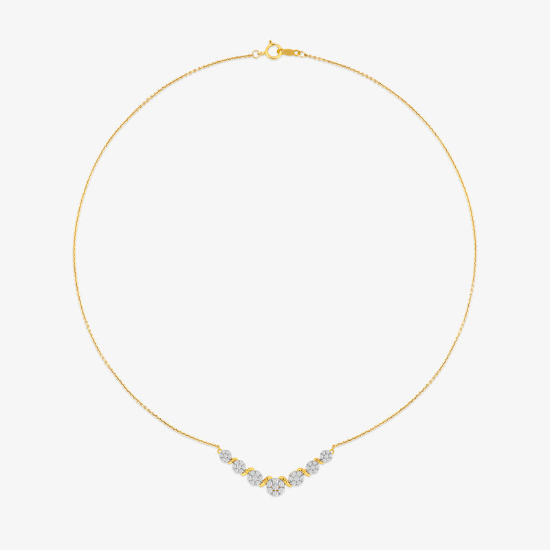Bloomline Solitaire Necklet