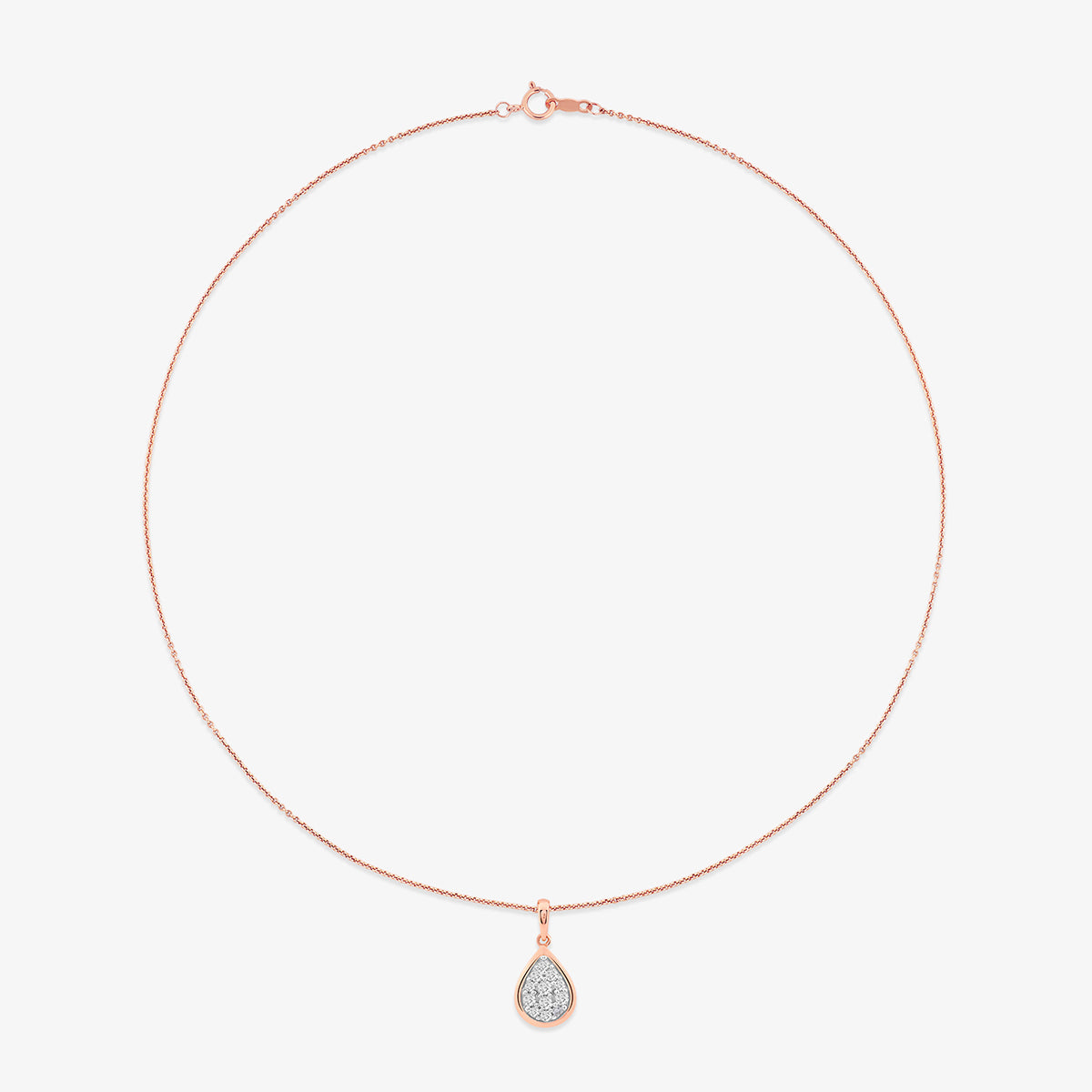 ROPEGLOW <span>Pear Diamond</span> PENDANT