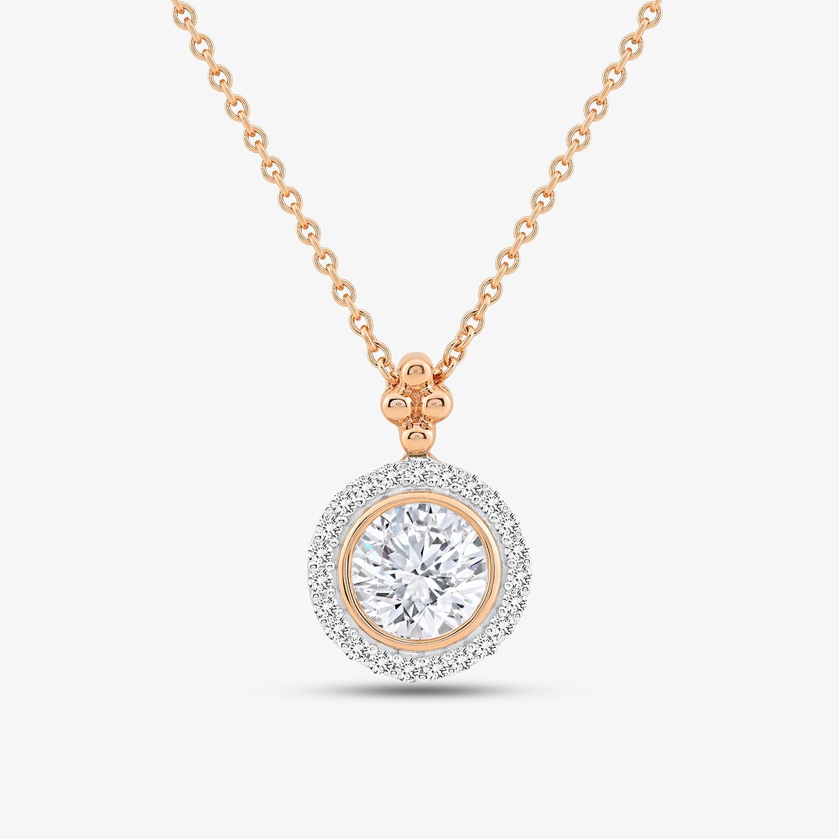 GRACE<span> Halo Diamond</span> PENDANT