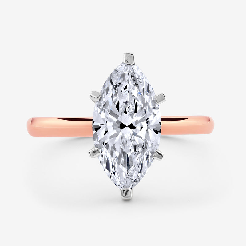 Verdant Marquise Solitaire Ring