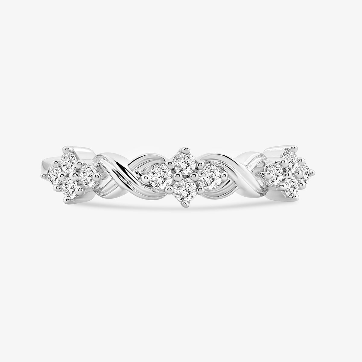 INTERLOCK<span> Cluster Diamond </span>RING