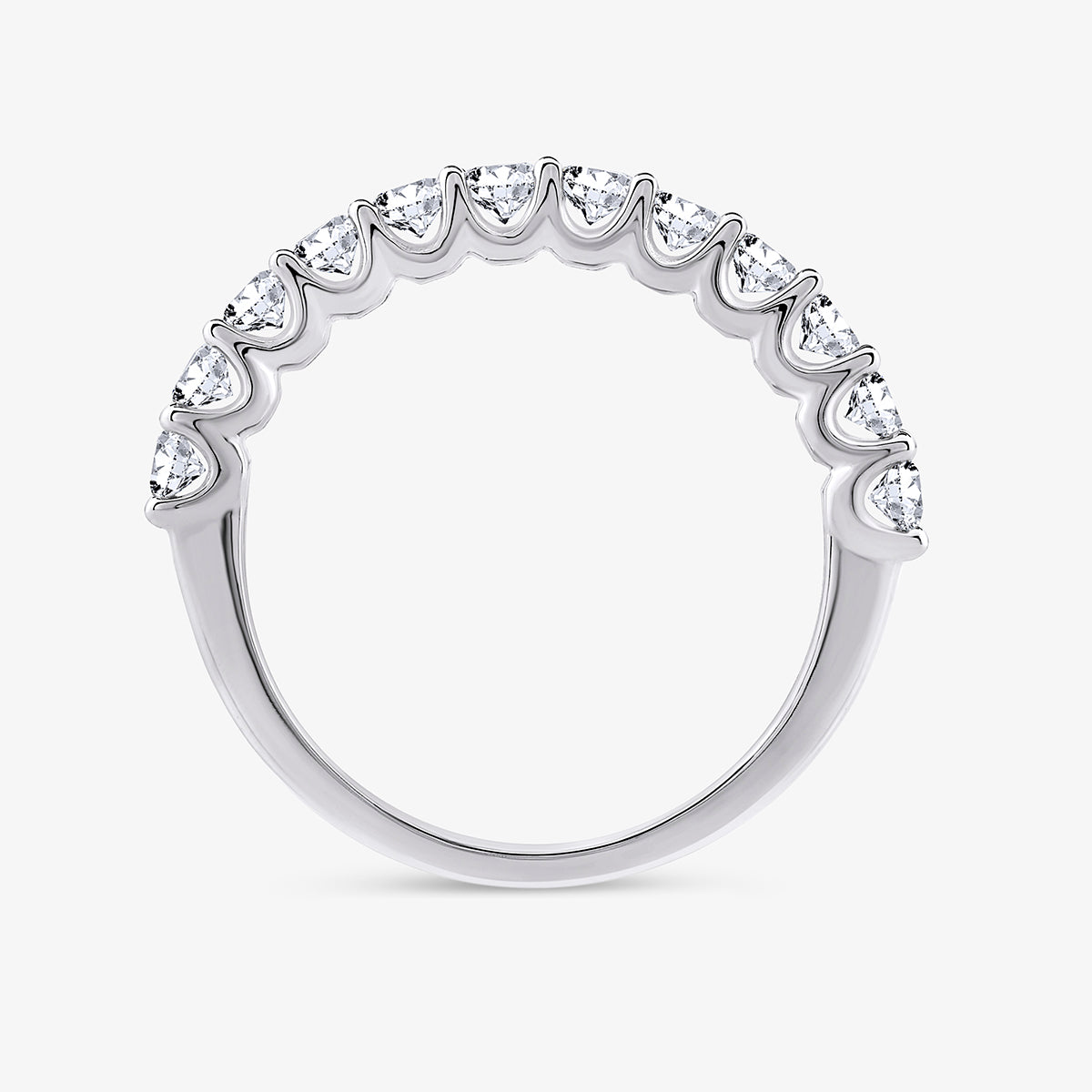 ROUND <span>Cluster Eternity Diamond </span>RING