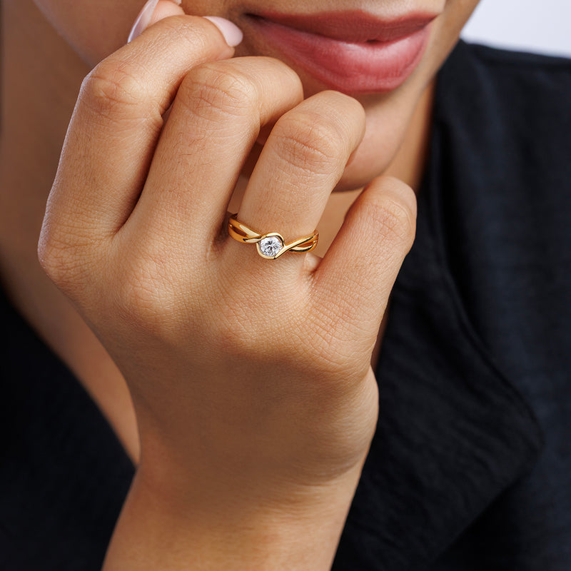 Knot Of Forever Diamond Ring