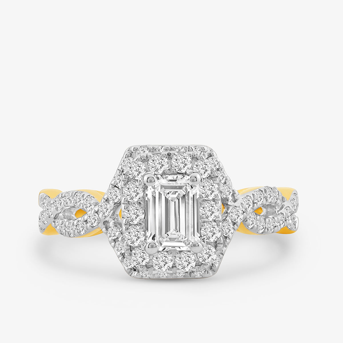 HALO<span> Of Roselight Diamond Bridal</span> RING