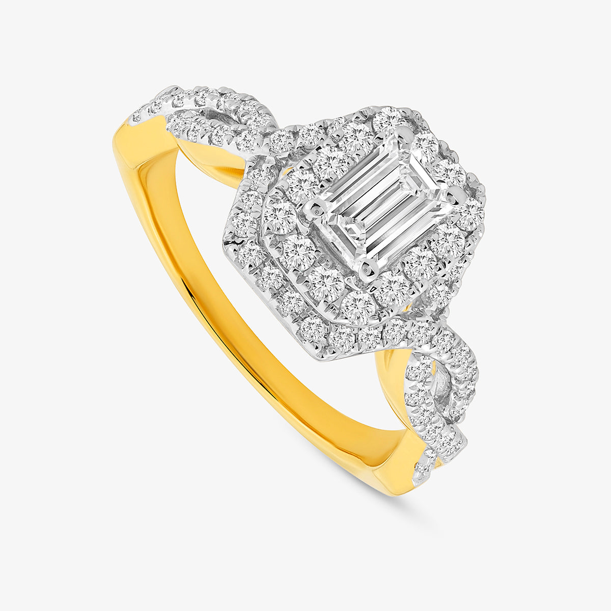HALO<span> Of Roselight Diamond Bridal</span> RING