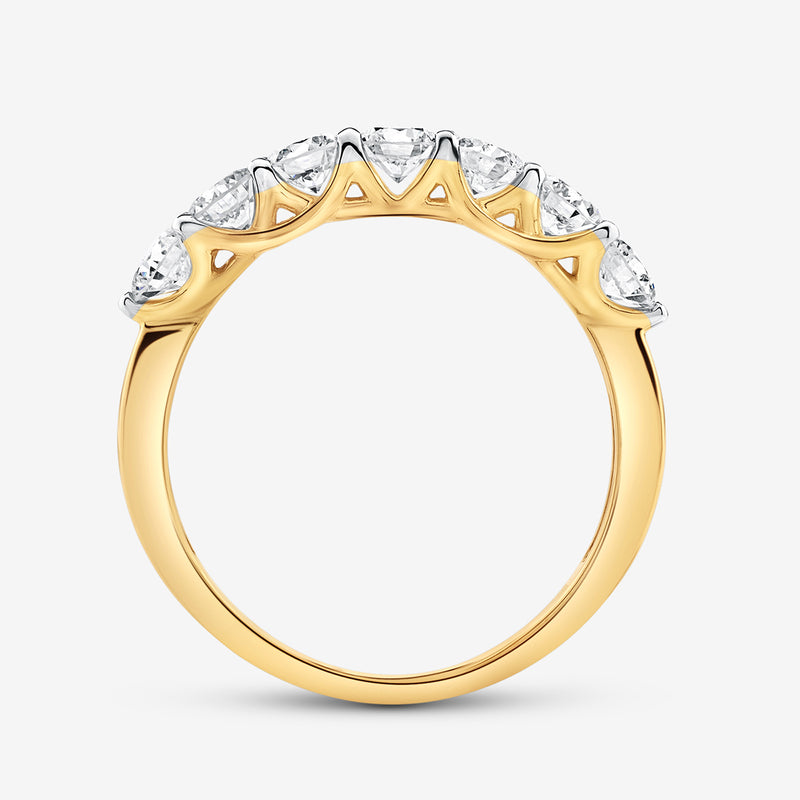 Crown Peak Solitaire Ring