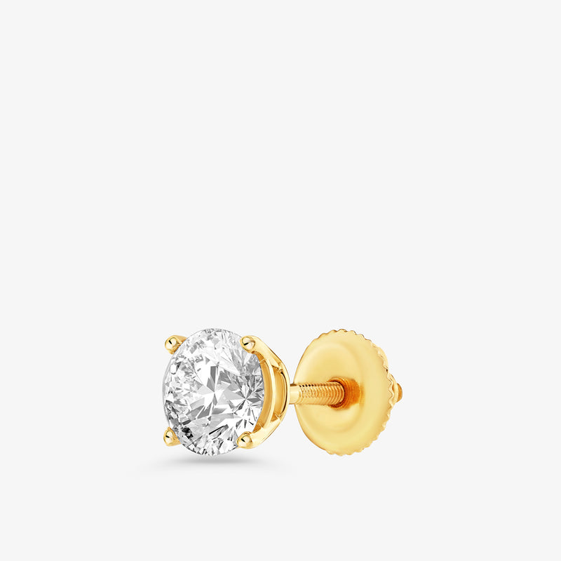 Timeless Solitaire Stud Earrings