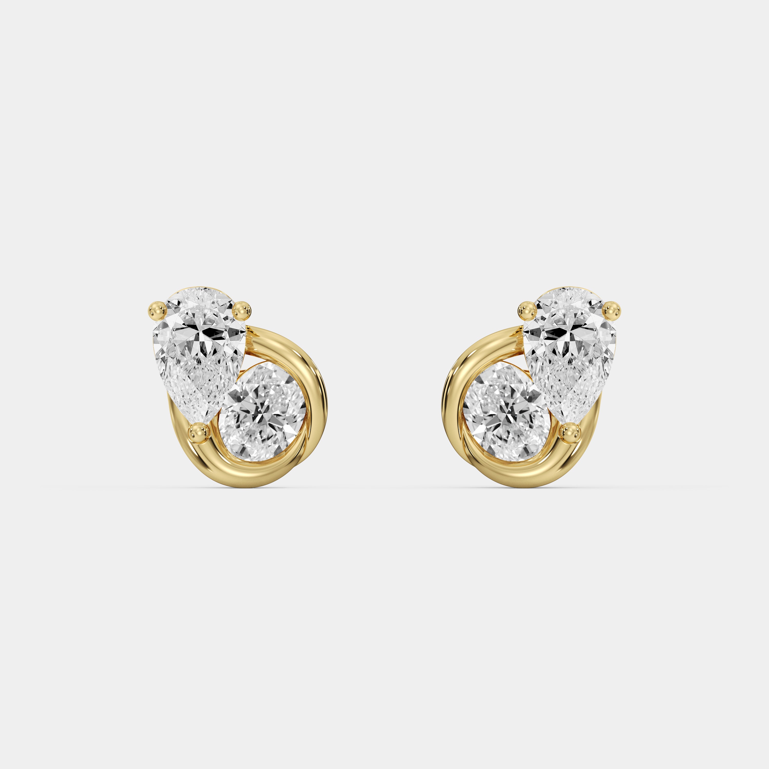 PURE <span>Embrace Diamond Stud</span> EARRINGS