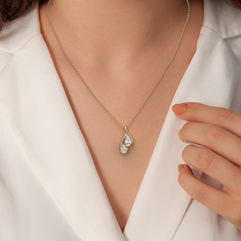 Keemti Jewels CLASSIC J Signature PENDANT: An elegant necklace with a cursive J and sparkling gemstone accents.