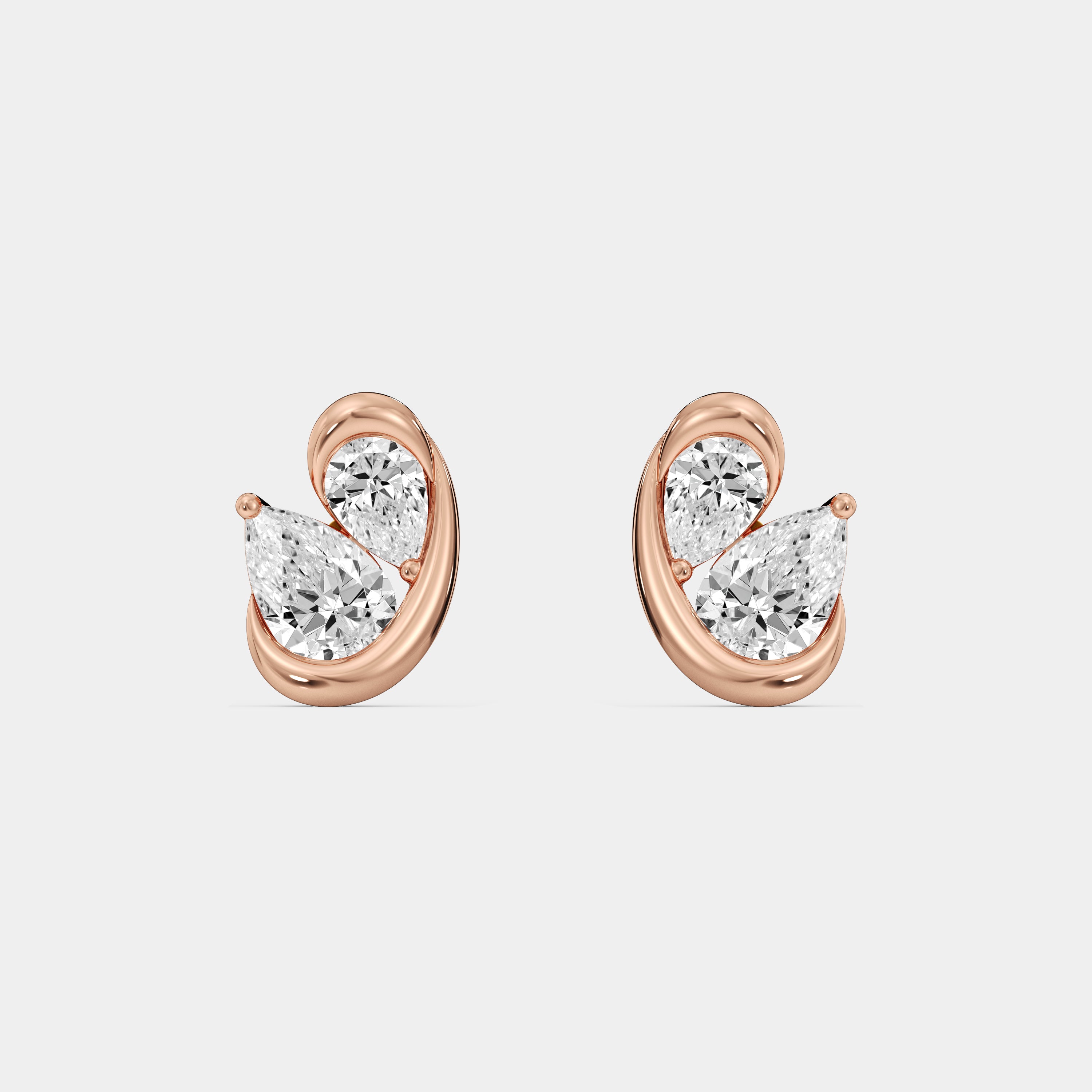 INFINITE <span>Hug Diamond Stud</span> EARRINGS