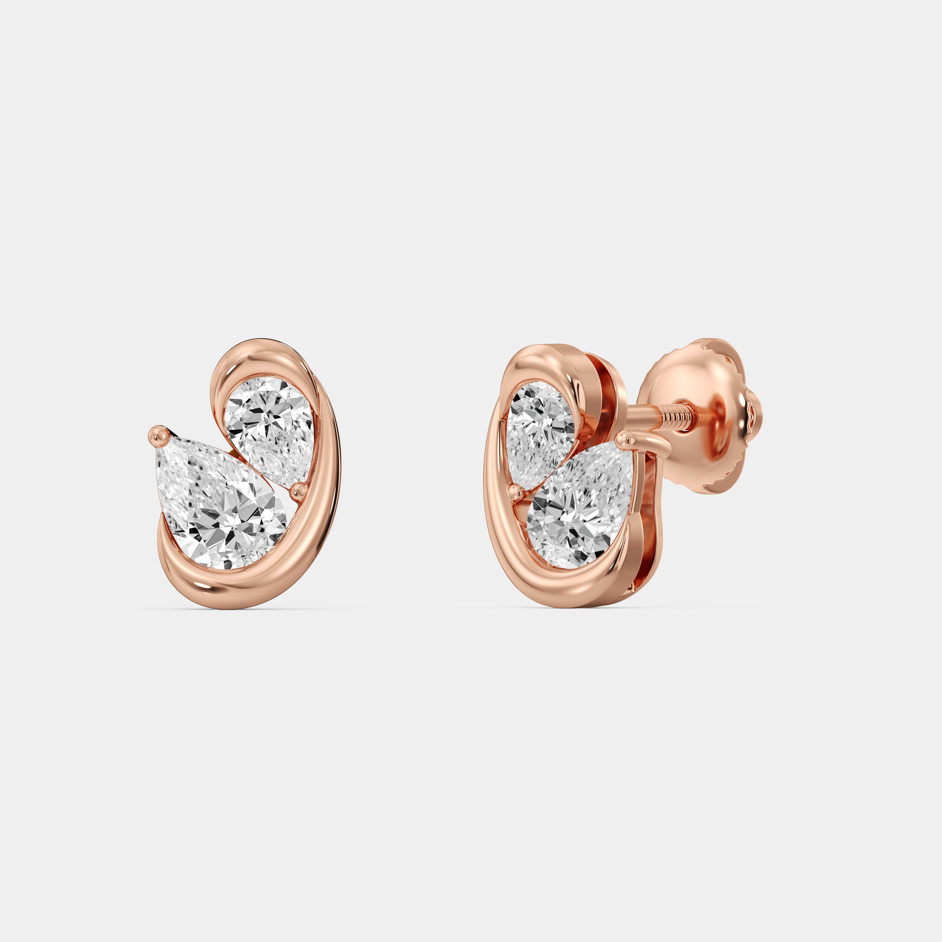 INFINITE <span>Hug Diamond Stud</span> EARRINGS