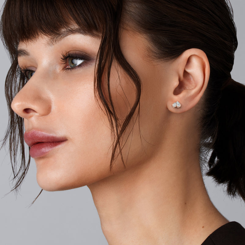 Tender Embrace Diamond Stud Earrings