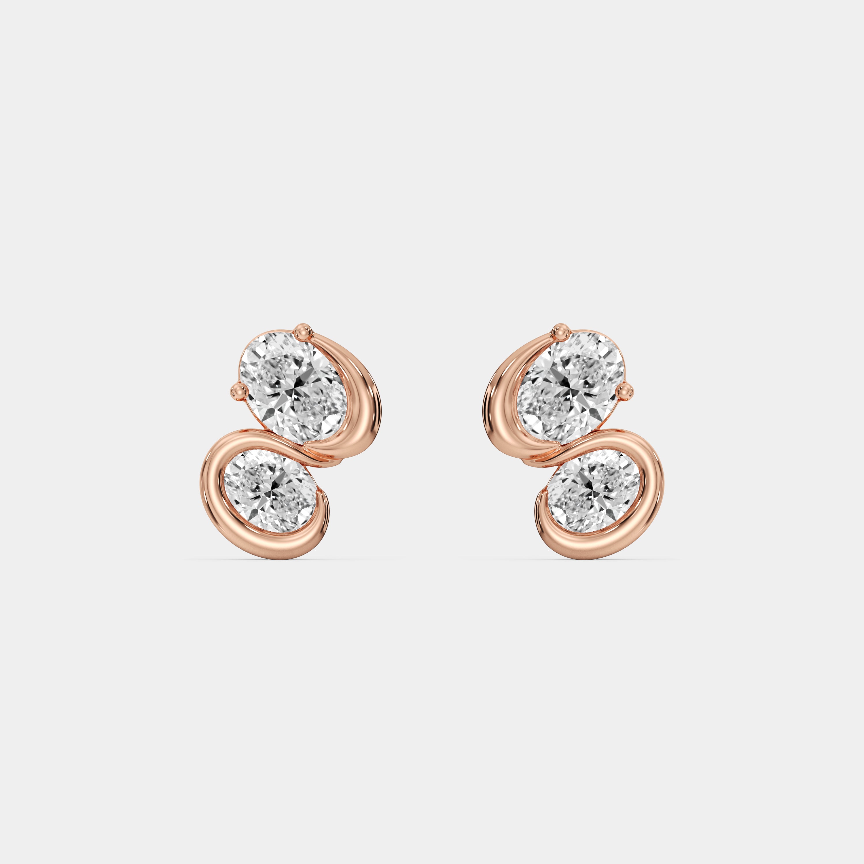 CLOSE <span>Nest Diamond Stud</span> EARRINGS