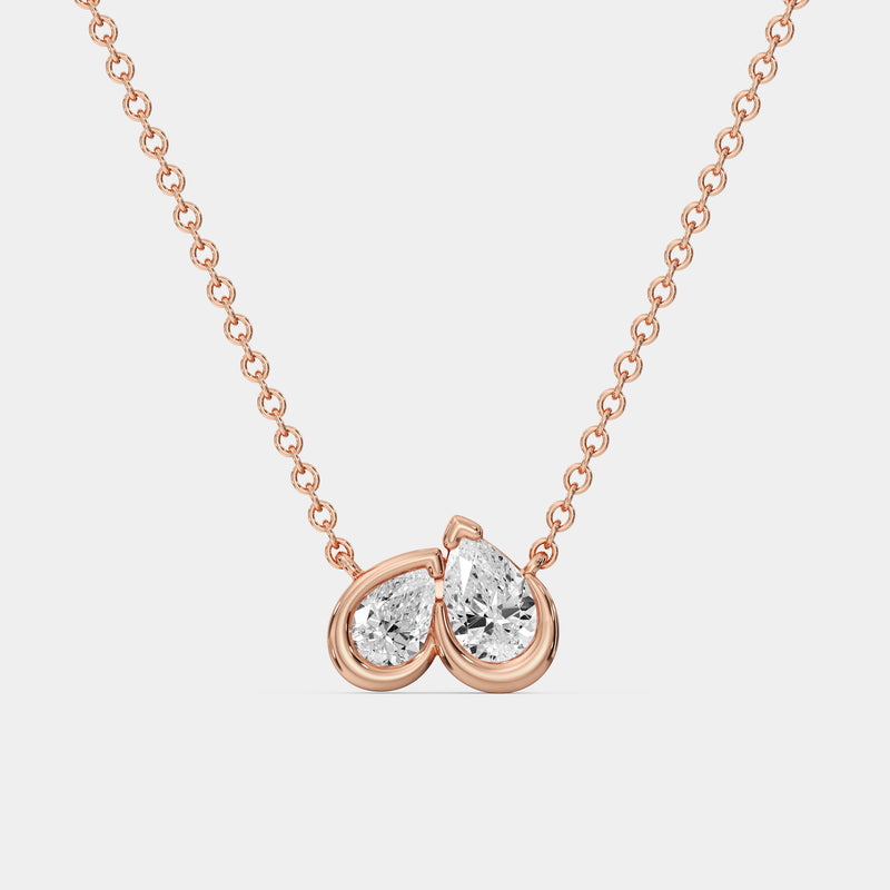 gold necklace #color_rose